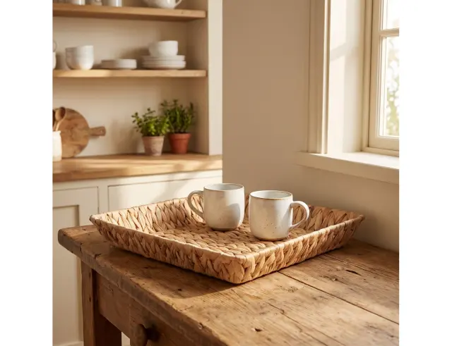 Διακοσμητικός δίσκος με διαστάσεις 34x34x6cm BD2000280