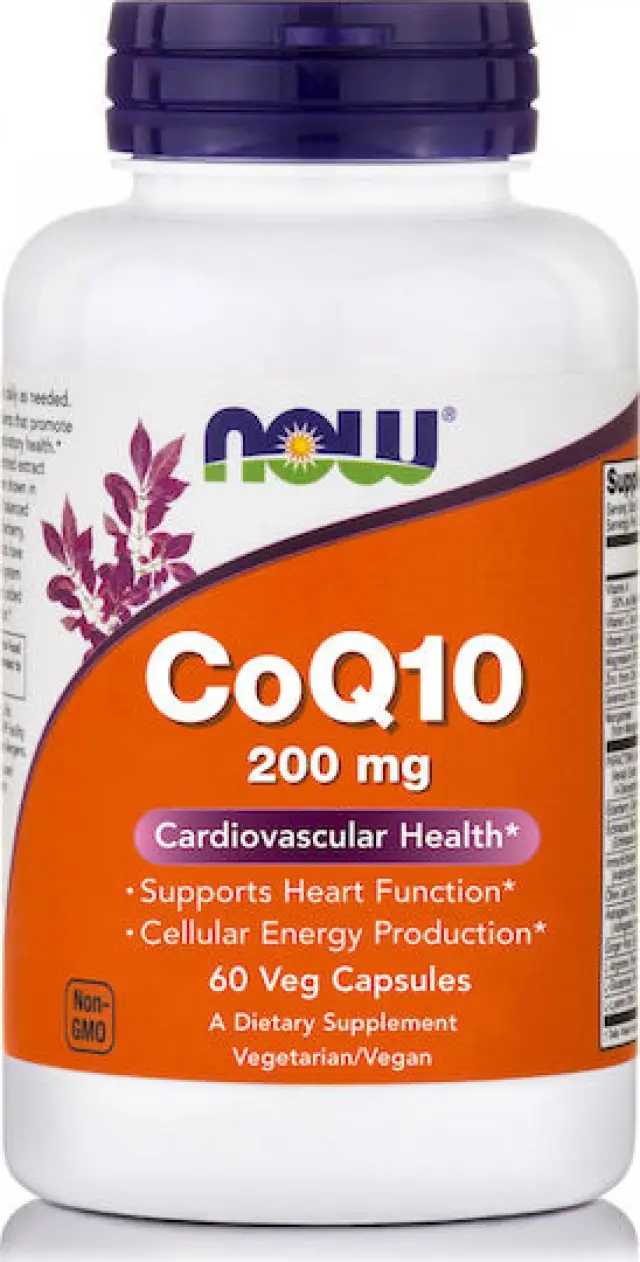 Now Foods CoQ10 200mg 60 vcaps (733739031761)