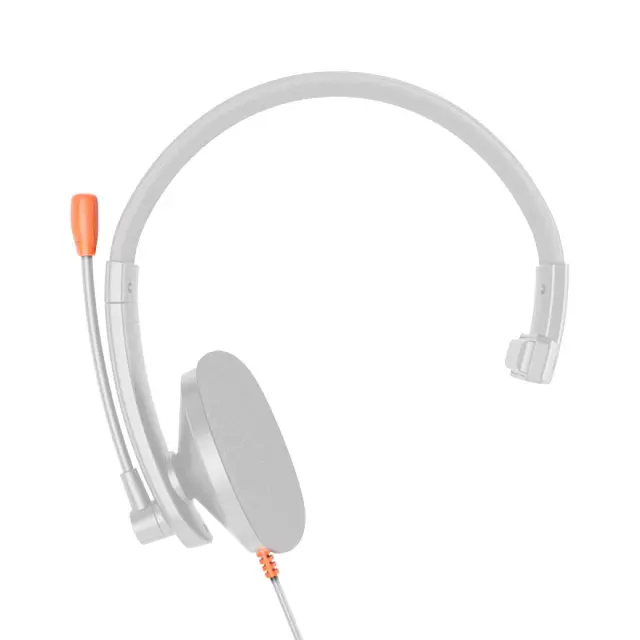 Meetion HP002 Ενσύρματο Ακουστικό Τηλεφωνίας 3.5mm / Λευκό 17.006.0022
