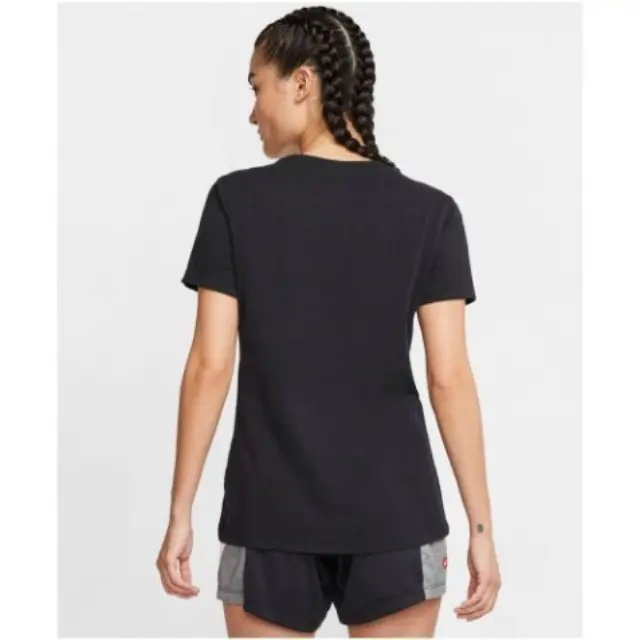 Nike Dry Fit T-Shirt (AQ3212-011) - Λευκό-Μαύρο - XS 2