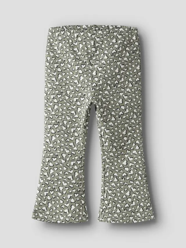 Name It Παντελόνι κοριτσίστικο πλεκτό Γκρι NMFBEARTA SWEAT FLARE PANT UNB - 13252749 2
