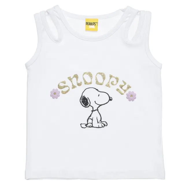 Σετ Snoopy με scrunchie και glitter τύπωμα 2