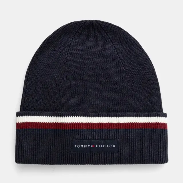 Ανδρικός Βαμβακερός Σκούφος Tommy Hilfiger AM0AM12983 DW6 Μπλε Μπλε - One Size