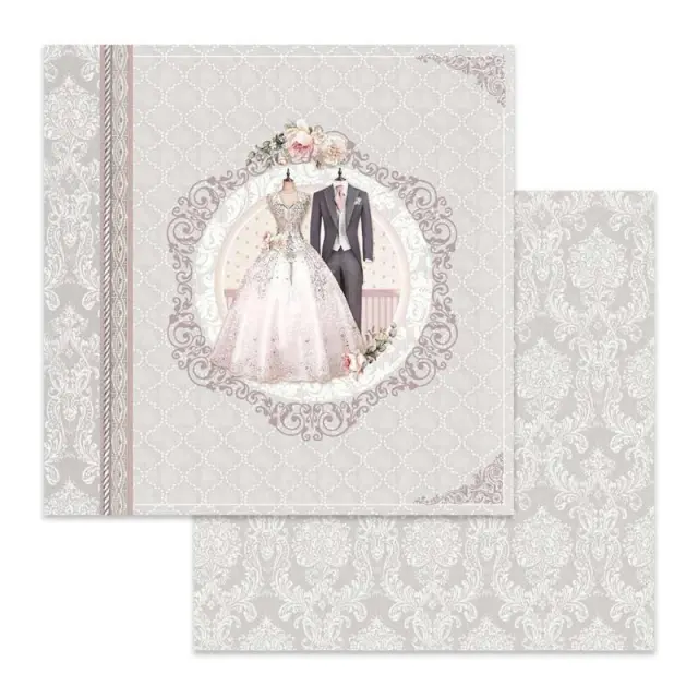 Χαρτί Scrapbooking Stamperia Διπλής Όψης - Ceremony - 31x30cm