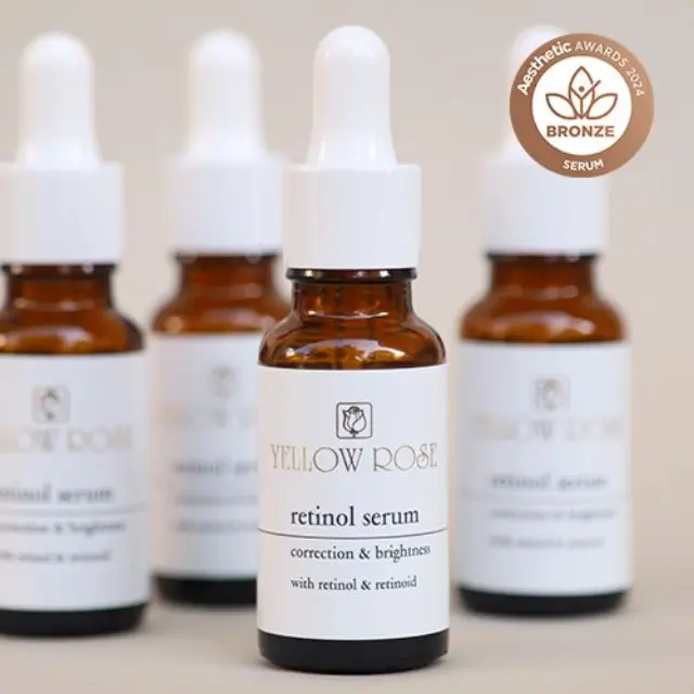 Yellow Rose Retinol Serum Αντιγηραντικό Serum Προσώπου με Ρετινόλη & Centella Asiatica 20ml 2