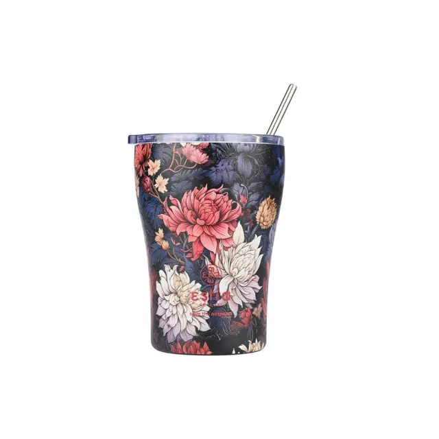 Estia Ποτήρι Θερμός 350ml "Save The Aegean" Midnight Blossom
