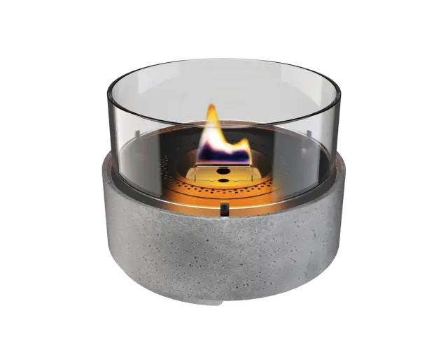 Επιτραπέζια Εστία Φωτιάς Café 18 Lava Tenderflame με διάρκεια καύσης 4 - 5 ώρες, χωρητικότητα δεξαμενής 250ml και διαστάσεις 18.2x13.5cm - Grey TF-0410010 2