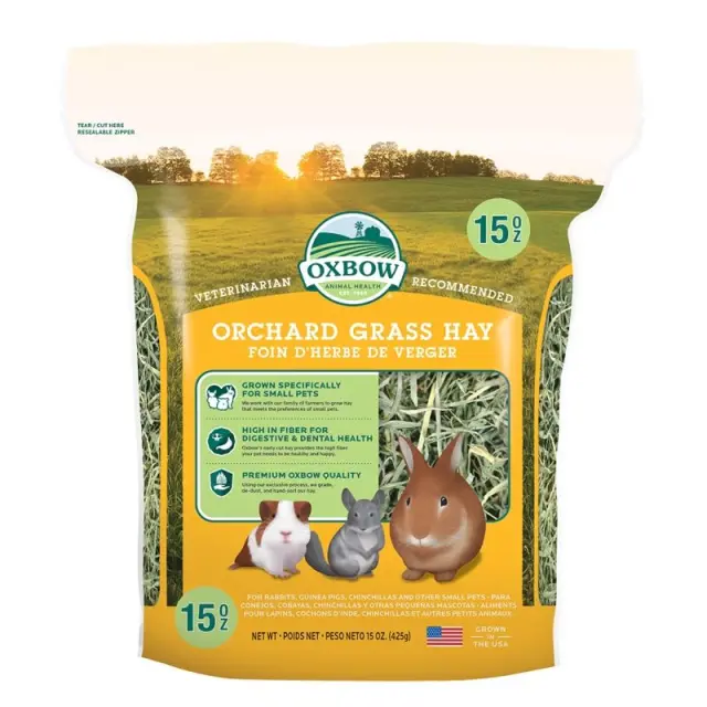 Oxbow Χόρτο Orchard Grass Hay 425gr Κίτρινο