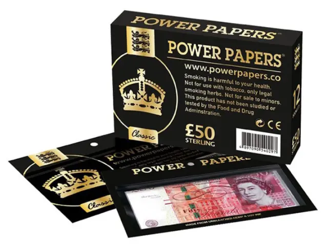 50 Pounds Χαρτάκια Premium - King Size Slim με Τζιβάνα 3