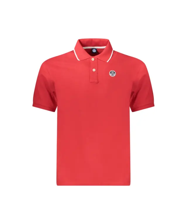 North Sails - Ανδρικό T-shirt Κοντομάνικο Polo 995012-000-0230 Κόκκινο - M