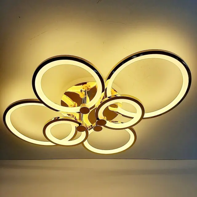 Φωτιστικό οροφής LED - Πλαφονιέρα με Dimmer - 5131-6GD - 943673 3