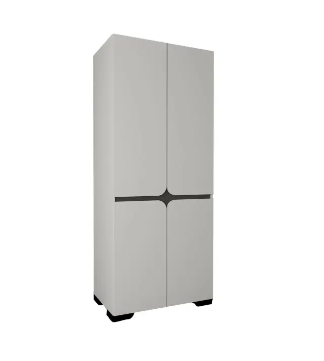 Ντουλάπα DREIN Γκρι 90x52x210