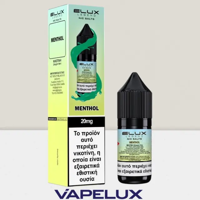 Elux Menthol Ice 10ml 20mg Nic Salts 2