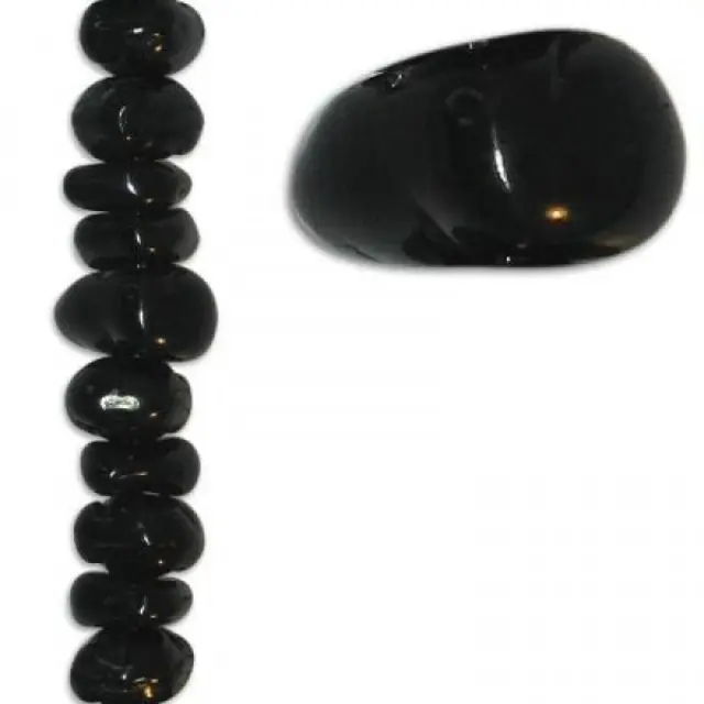Χάντρα σε Τσιπς από Γυαλί Τσεχίας 3-7mm - Jet ~57τεμ