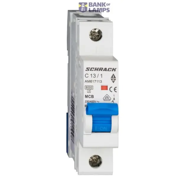 Miniature Circuit Breaker (MCB) AMPARO 6kA, C 13A, 1-pole