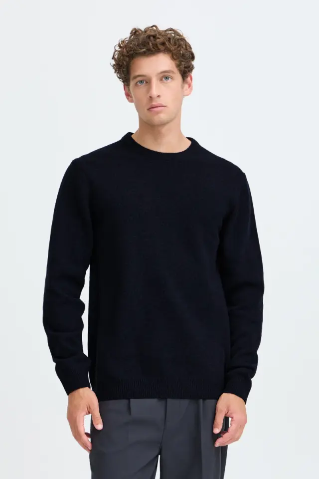 Casual Friday KARL Ανδρικό Μάλλινο Πλεκτό – Navy Blazer - XXL