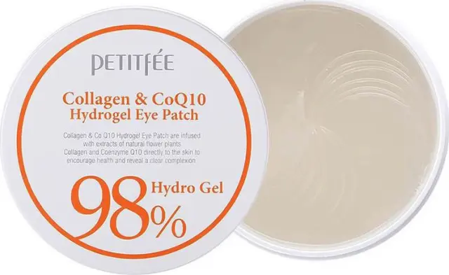 Petitfee Μάσκα Ματιών για Βαθιά Ενυδάτωση 60τμχ Collagen & CoQ10 Hydrogel