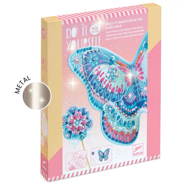 Djeco DIY Διακοσμώ Φτερά και Ραβδί Νεράιδας (5+ ετών) 07939