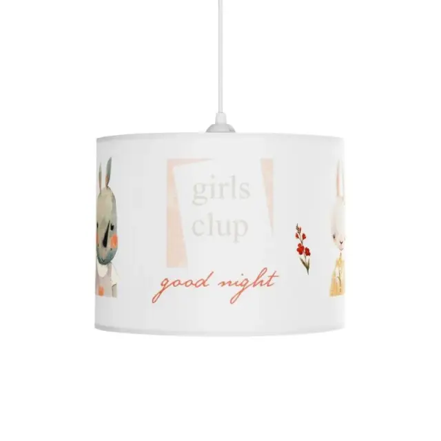Παιδικό κρεμαστό φωτιστικό GIRLSCLUB 28cm πολύχρωμο E27