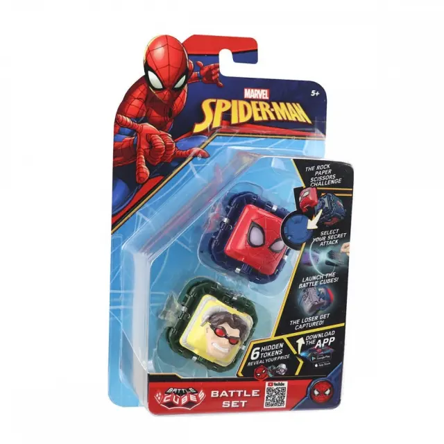 bot-i Marvel Spider-Man Battle Cubes Octopus vs Glow Spiderman BATC902DOGS