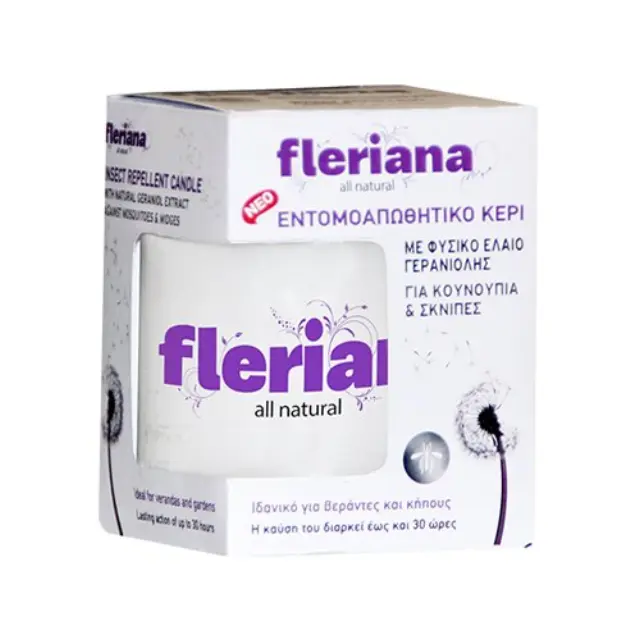 Power Health Fleriana Εντομοαπωθητικό Κερί - 130gr 2