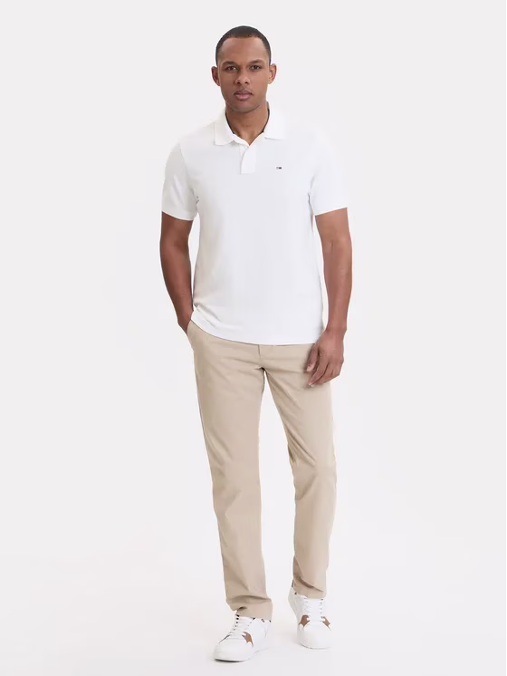 Tommy Hilfiger Denton Παντελόνι Ανδρικό Ανοιχτό Μπεζ Μπεζ 2