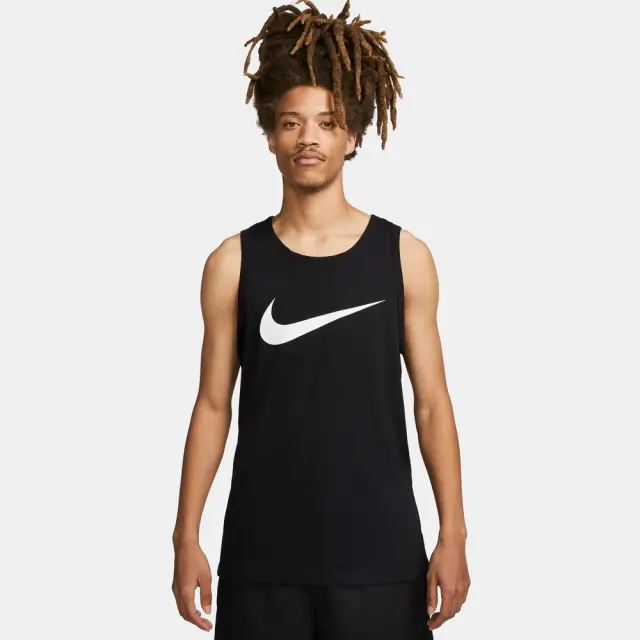 Nike Sportswear Swoosh Tank (FB9764-010) - Μαύρο - S