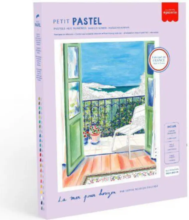 La Petite® Ζωγραφική Pastel Σε Καμβά- La mer pour Horizon 3