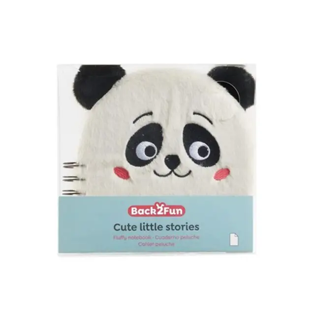 Miquerlious Σημειωματάριο Λευκό Σπιράλ 80Φ 16Χ16cm 80gr/m² B2Fun Fluffy Panda/ 844.082423 (MIQUELRIUS)