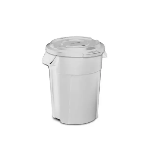 Delta Cleaning Πλαστικός Κάδος Απορριμμάτων 85lt Λευκός / ΡΤ80