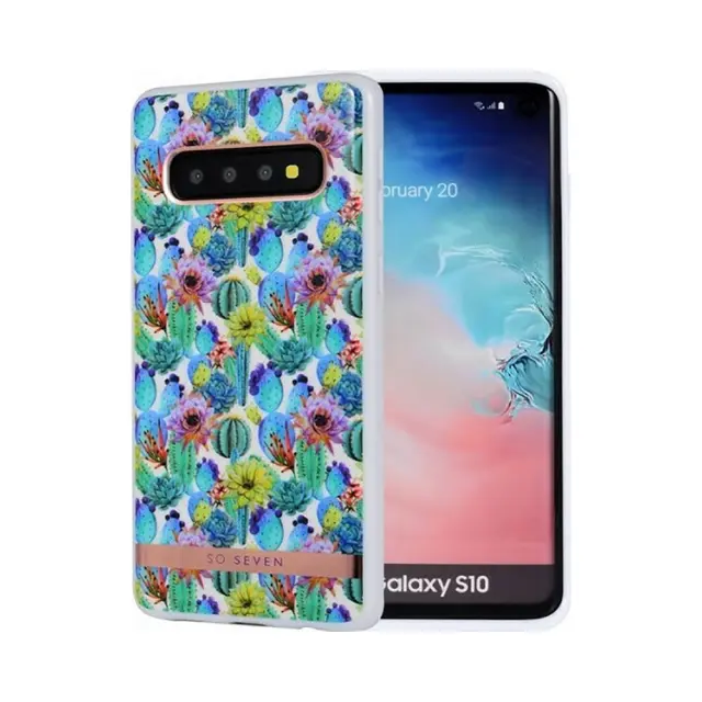 Θήκη Σιλικόνης So Seven Mexico Για Samsung Galaxy S10 Blue Cactus