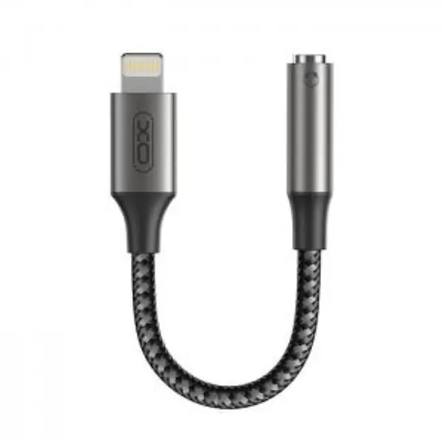 Καλώδιο-αντάπτορας Lightning - 3.5mm θηλ., 0.12m σε γκρι χρώμα 2