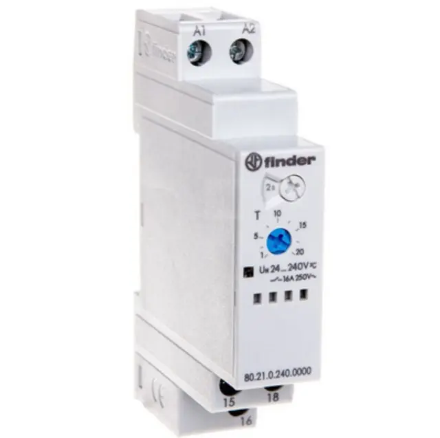 Mod.Timer 6-functions/17,5mm.1INV 8A/24...240VUC (80.51.0.240.0000)
