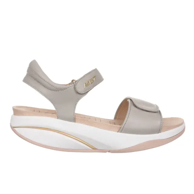 MBT Πέδιλα Γυναικείο δέρμα Γκρί MBT/703255 TAUPE