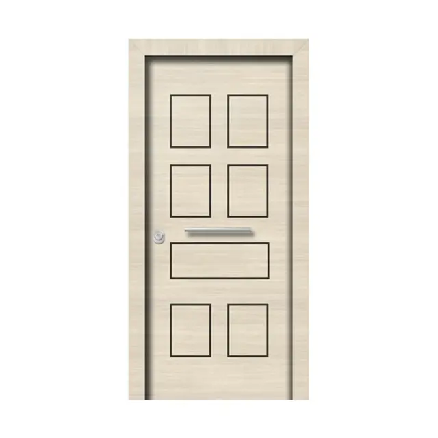Θωρακισμένη πόρτα με επένδυση Laminate και σχέδιο παντογράφου L 814 Κατασκευαστική