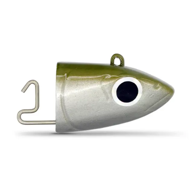 Μολυβοκεφαλές Fiiish Black Minnow Jigheads No6 BM1350 Extra Deep 240gr - Candy Green (1τμχ) 3