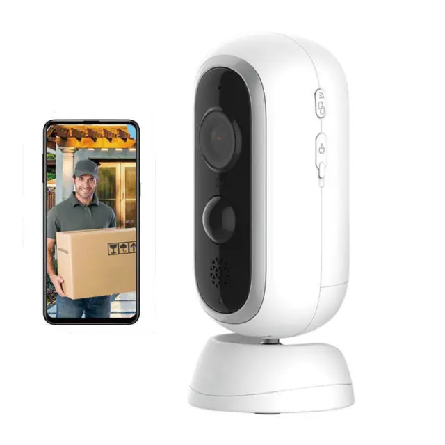 AJCLOUD 801RTC IP Κάμερα Παρακολούθησης Wi-Fi Full HD 1080p Μπαταρίας με Αμφίδρομη Επικοινωνία