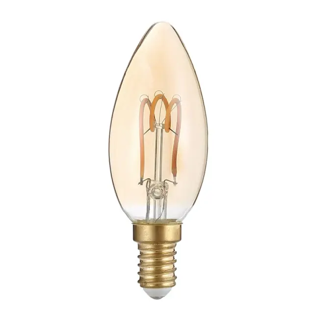 FILAMENT LED ΚΕΧΡΙΜΠΑΡΙ 3W 2700K 230V AC 200LM RA80 30000HRS 300° 1xE14 / DECO3SWWAM