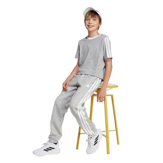 adidas Sportswear Boy's 3Stripes Fleece 280 Pant Γκρι Ανοιχτό JY4995 (adidas Sportswear) 3