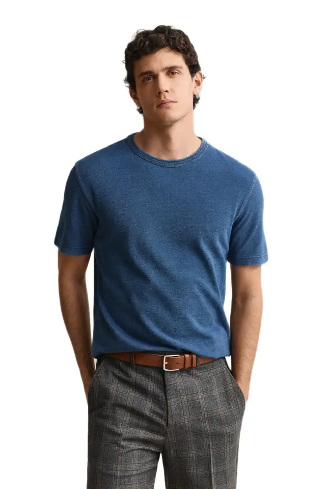 Gant ανδρικό indigo t-shirt 3G2003446-1
