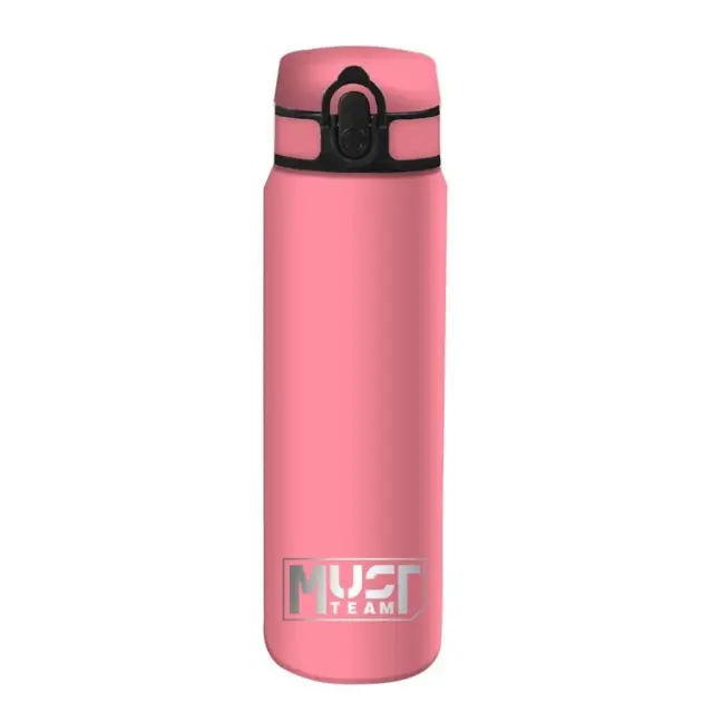Παγούρι Must Team 600ml Ανοξείδωτο Monochrome 7Χ23 Ροζ/ 0585682Ρ (Must)