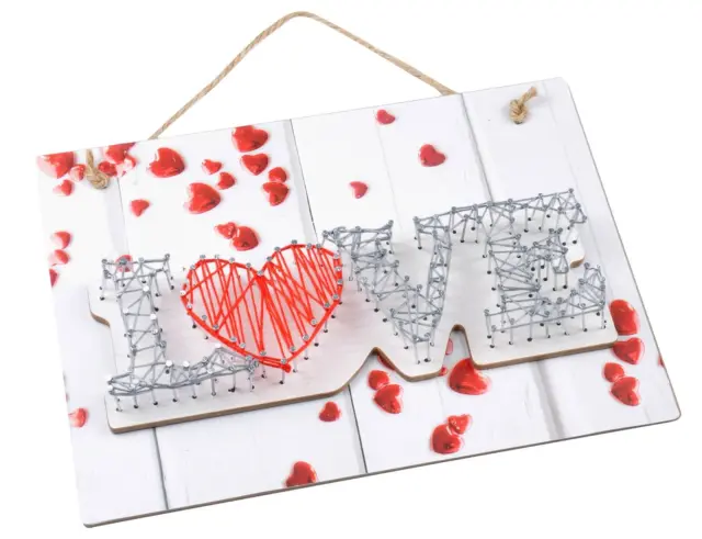 Παιδικό Σετ String Art Love Art Design - Ηλικίες 6 ετών και άνω WOMD220 3