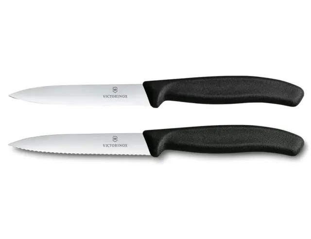 Σετ Μαχαίρια Γενικής Χρήσης Victorinox Swiss Classic με μήκος λεπίδας 10cm - Black - 2 τεμάχια6.7793.2 3