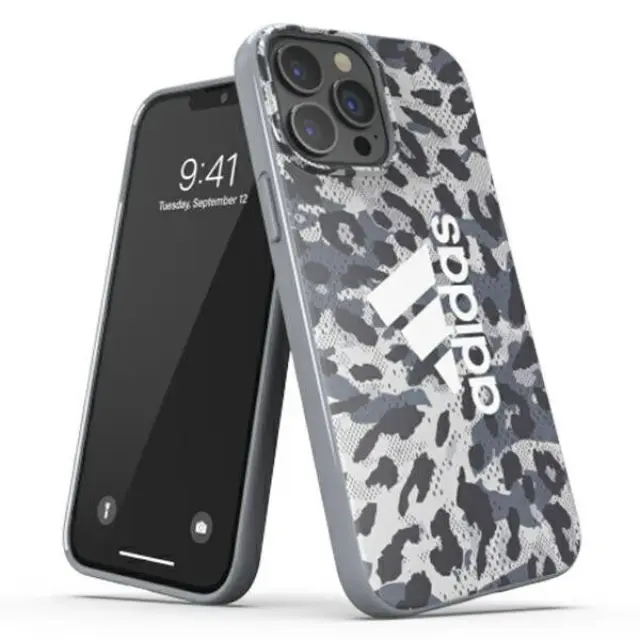 Adidas® OR Snap Case Leopard για iPhone 13 Pro- Γκρι 2