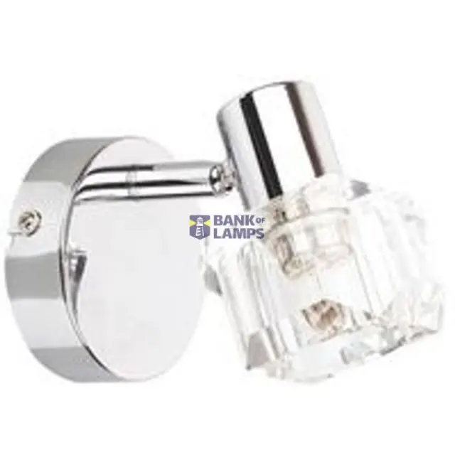 Wall and ceiling fixture 1 point. GLASO EL-1O G9 40W chrome