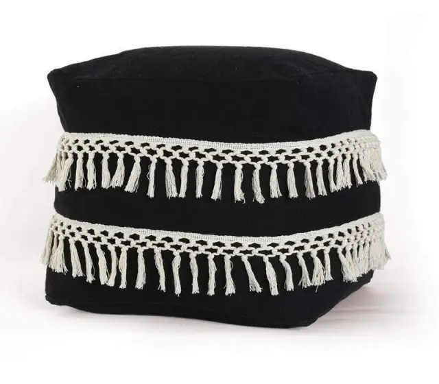 ΠΟΥΦ BAMB-ΠΟΛ RIKAS 45X45X40 BLACK - NEF NEF
