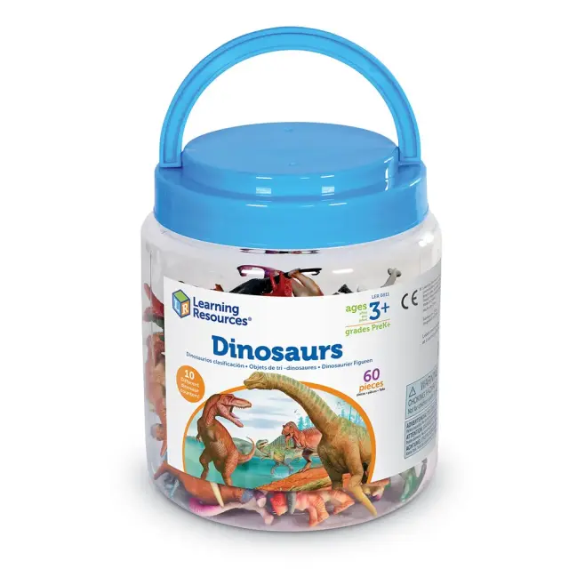 Learning Resources Εκπαιδευτικό Παιχνίδι Dinosaur Counters (Set of 60) για 3+ ετών LER 0811