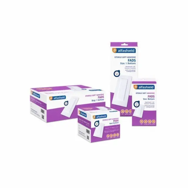 Karabinis Medical Αποστειρωμένα Αυτοκόλλητα Επιθέματα Alfashield 10x8cm 5τμχ