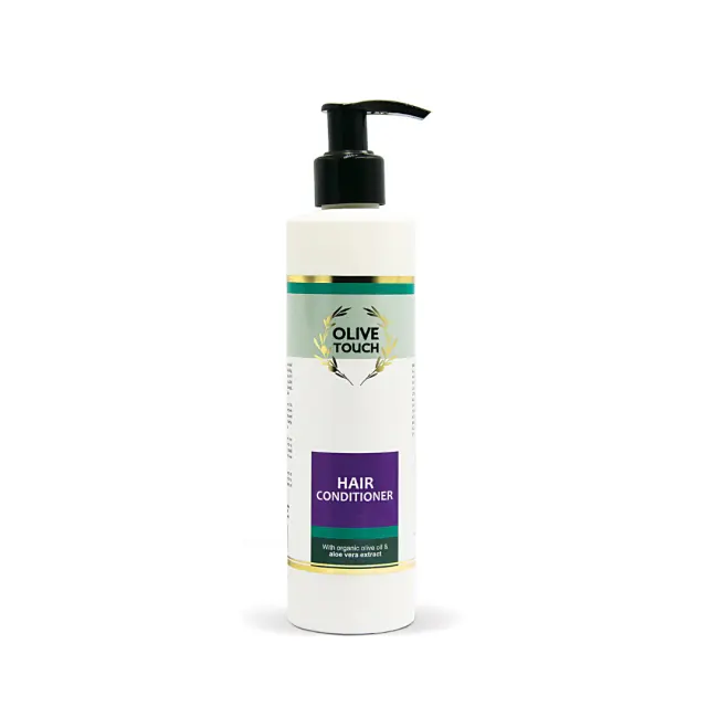 OLIVE TOUCH Μαλακτική Κρέμα Μαλλιών με βιολογικό Λάδι Ελιάς και εκχύλισμα Aλόης 250ml