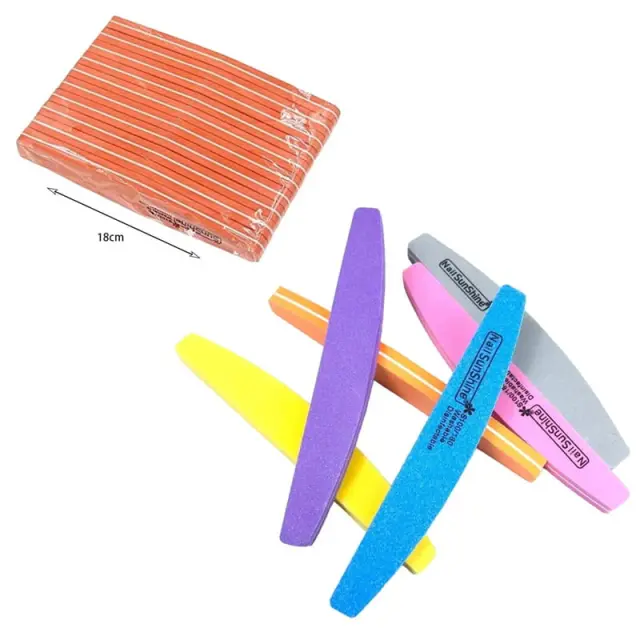 SunShine Λίμα νυχιών buffer διπλής όψης 100/180 10τμχ - Nail file buffer 10pcs 039157 3